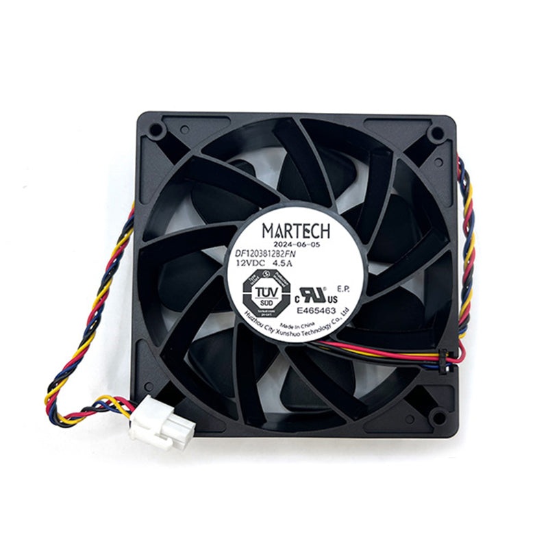 MARTECH DF1203812B2FN 12VDC 4.5A 120mm cooling fan for Antminer